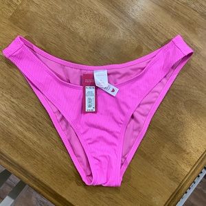 Xhilaration neon pink high cut size xl swim bottoms
